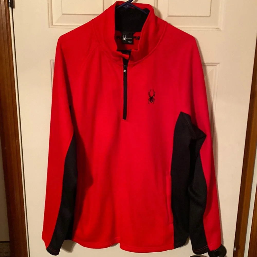 Spyder Men’s 1/4 zip pullover Size Xl-EUC